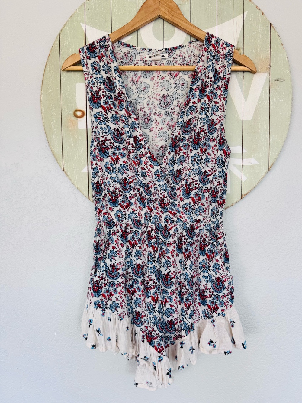 Billabong galaxies abound floral romper medium